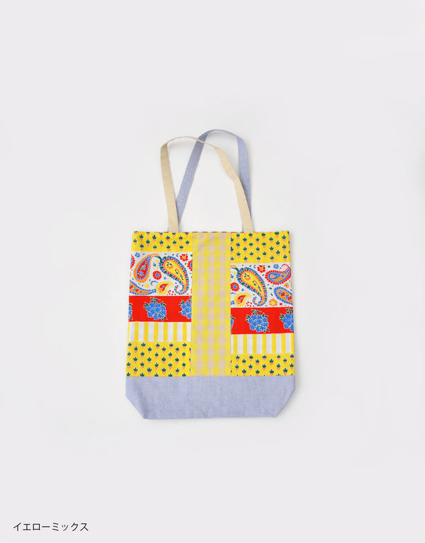 パッチワークシャツトート